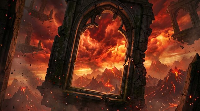 Infernal Gateway to a Volcanic Apocalypse