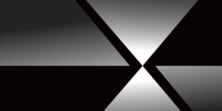 abstract geometric metallic background with sleek silver and black plates featuring sharp edges and dramatic light and shadow for a futuristic industrial texture design