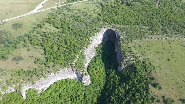 Prohodna Cave in northern Bolgaria
