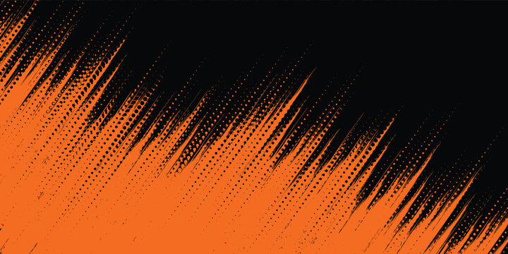 orange black brush Car sticker wrap pattern banner abstract sporty lines black orange color combination grunge brush pattern racing motorsport design.