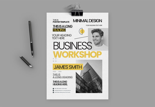 Corporate Business Workshop Flyer Template