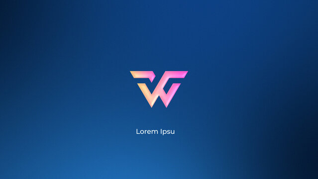 Minimalist Logo Reveal with Fine Line Outlines and Clean Professional Gradient Finish