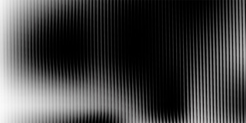 A striking monochrome abstract image with vertical lines forming a dynamic pattern in black and white, offering a bold visual impact and artistic flair. © Ribut