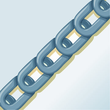 Illustration of a metal chain
