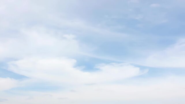 Blue sky and white clouds natural sky material, blue sky and white clouds dynamic background