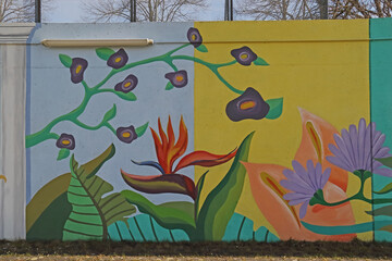 Grafitti an einer Wand in der Stadt Karlsruhe © Asray Laleike