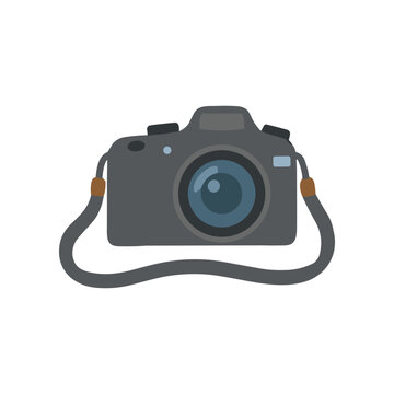 Digital single lens reflex camera body.