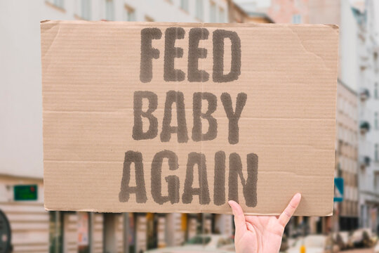 "Feed baby again" Repetitive tasks drain parental energy. PARENTING. REPETITION. FATIGUE. CARE. ROUTINE.