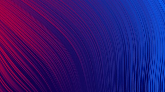 Looping Blue Purple Gradient Ribbon Background for Technology Branding Corporate Videos and Digital Marketing.