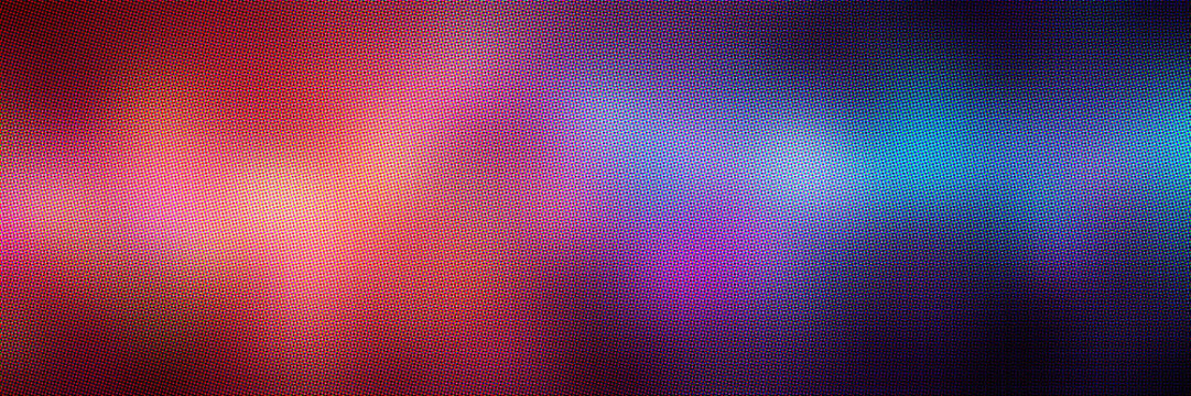 Abstract neon light background, vibrant purple and blue bokeh blur, glowing colorful gradient texture for digital art