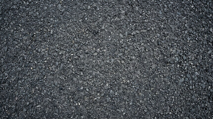 Fototapeta premium Dark Gray Asphalt Road Texture Close Up Rough Bitumen Pavement Surface with Small Grainy Stones for Construction and Industrial Backgrounds