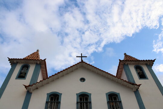 Arquitetura Colonial Hist&oacute;rica em S&atilde;o Bartolomeu, Ouro Preto, Minas Gerais, Brasil