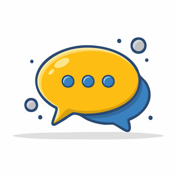 Speech Bubble Icon with Ellipsis