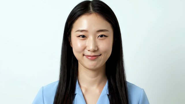 Close-up of smiling women, a collection of smiling expressions of professional women