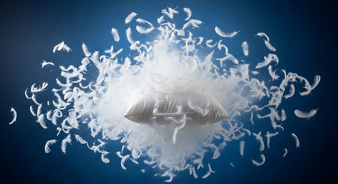 A detailed and realistic 3d rendering of a cloud with binary digits.