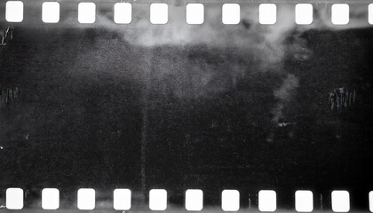 Fototapeta premium film noise texture and background old film frame from analog retro film roll photo texture with grain and scratches for vintage effect with damaged film burn look