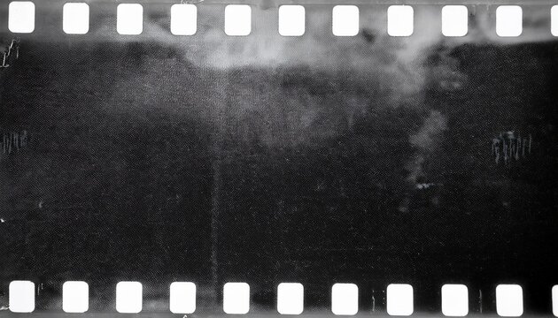 film noise texture and background old film frame from analog retro film roll photo texture with grain and scratches for vintage effect with damaged film burn look