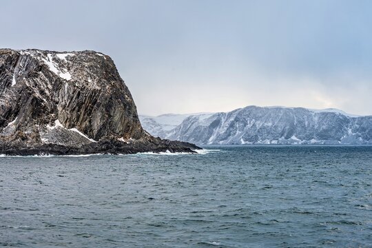 Landscape in North Norway, close to the North Cape