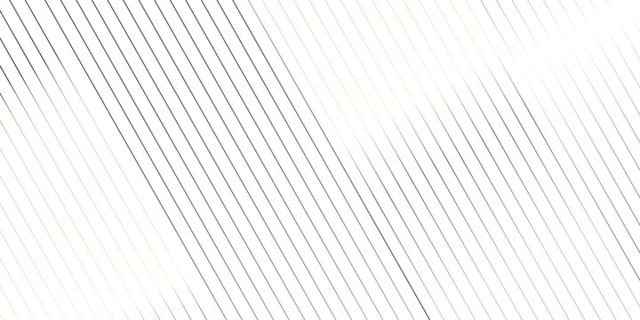 Vector seamless oblique, stripe diagonal stylish wave grid thin technology fabric line texture pattern. geometric fabric stripe line black and gray gradient beautiful repeat design.
