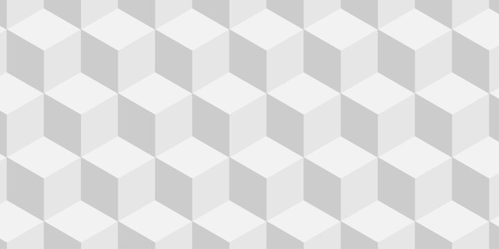 Abstract square white cubic wall decoration square shape backdrop texture design. cube geometric wall and floor vector diamond hexagon triangle wallpaper background.