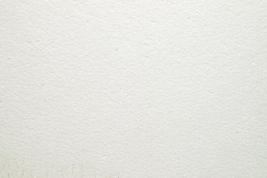 Foam plastic surface, macro. Top view.