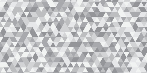 Fototapeta premium Geometric abstract triangle origami white, gray square cube triangulated random cube low polygon triangle textile web template corporate creative design.