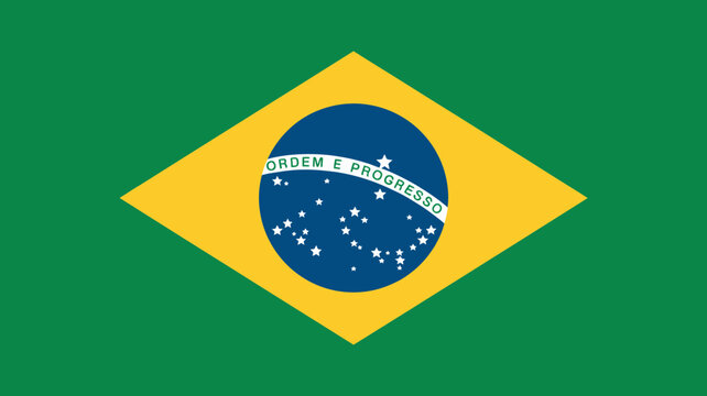 national flag of brazil vector country symbol green yellow blue stars ordem progresso graphic design nation identity south america culture patriotism