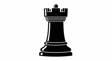 Fototapeta premium Black Chess King Piece Closeup.