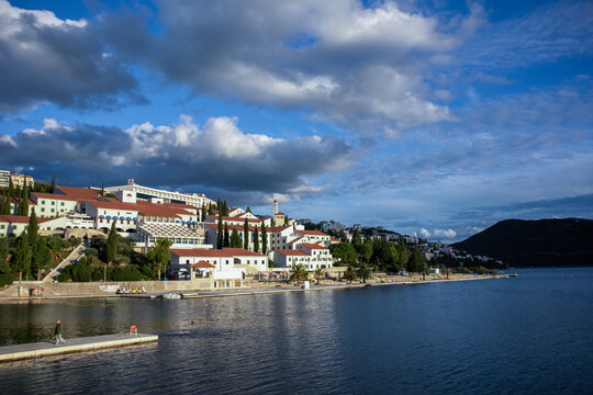 Hotels for tourist accommodation on the Adriatic coast in the tourist town of Neum in Bosnia and Herzegovina