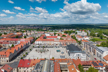 Łomża – miasto nad rzeką Narew. Polska