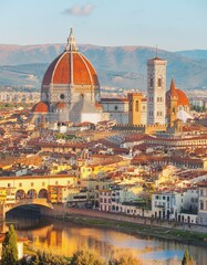 Obraz premium view of florence cathedral