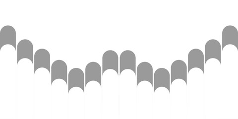 Set of arch shapes. Elegant templates in art deco style for wedding invitation or greeting cards, business brochures, event or party banners in archway form. Vector graphic illustration. © Qiana