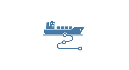 Large cargo ship vessel transportation. © Eni Sumiati