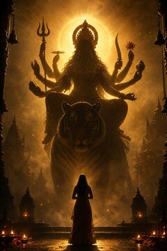 The Infinite Power of Shakti Revealed Before a Humble Devotee