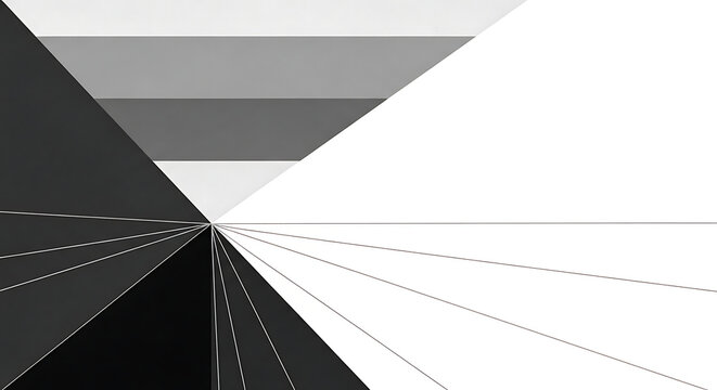 Abstract geometric background with perspective lines and gradients background geometric abstract perspective patterns gradients triangles monochrome composition contrast minimalist