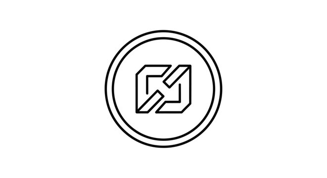 Black and white logo icon symbol.