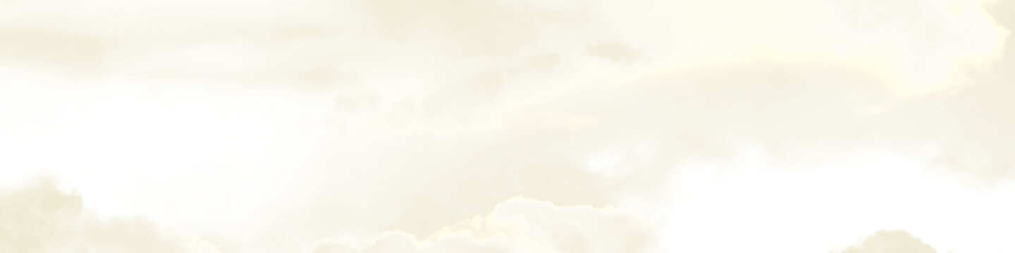 Light beige soft cloud layer isolated on transparent background for dreamy sky atmosphere overlay design element.