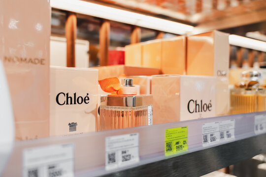 Almaty, Kazakhstan - August 03, 2025: Chloe Absolu de Parfum on display