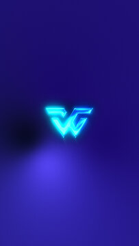 Glossy Tech Logo Reveal Vertical SaaS Startup Mobile Brand Intro