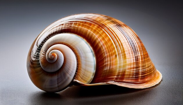 Sea Snail Shell Of Raw Whelk Sea Snails Bulot Bulots On Grey Background Macro Shot French Delicatessen Seafood Buccinum Undatum