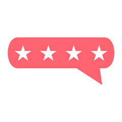 Obraz premium Positive Review Vector Design Icon Style