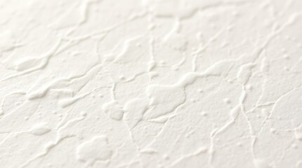Obraz premium White artistic textured background with raised decorative plaster patterns and messy drops.