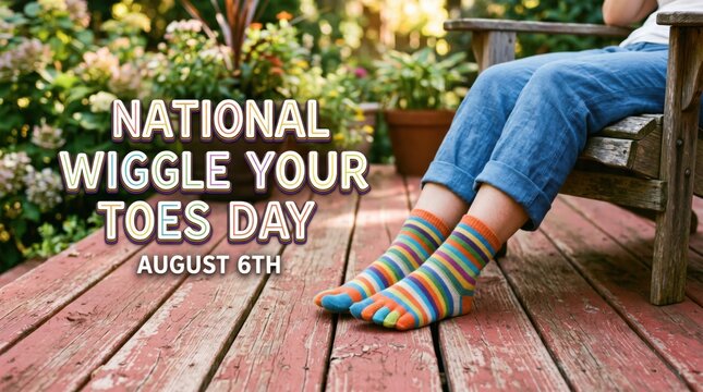 Wiggle Toes Day Celebration Outdoors