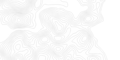 Abstract white and gray spiral landscape minimal pattern discovery. vector topo map creative location White wave grid stripe line map topography. vector geographic contour mounted map background. © haven lklkj11