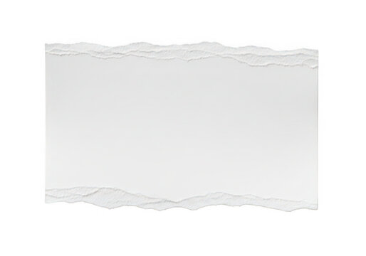 A gray rectangle with a rough edge isolated on transparent background