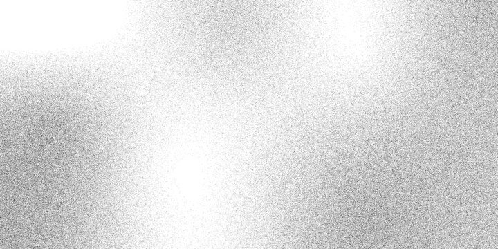 Stippled grain halftone overlay and Rough grunge sand dots backdrop Gritty distressed. Grain noise of black irregular dots and grainy halftone fade effect with sand dust. Noise grain background gradie
