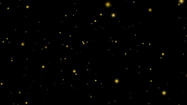 Abstract glowing particle loop motion background 4K