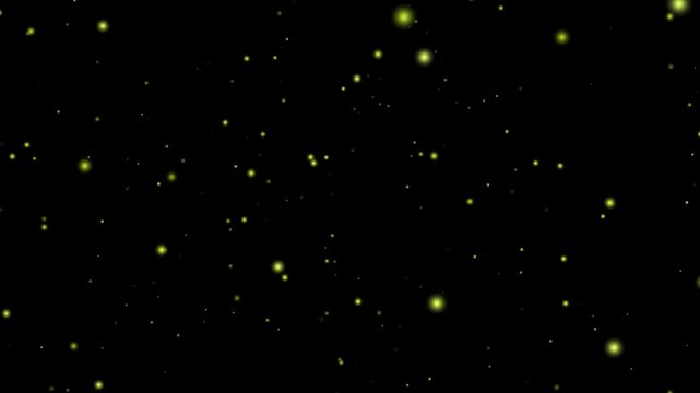 Abstract glowing particle loop motion background 4K