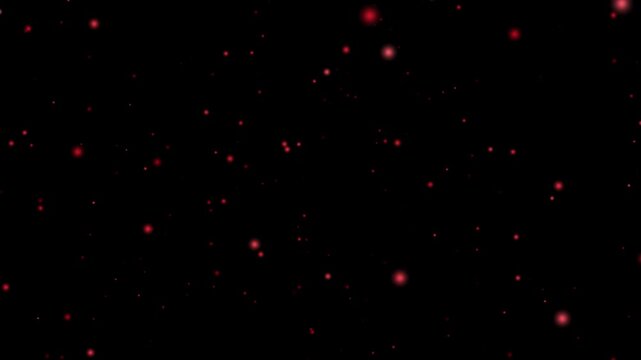 Abstract glowing particle loop motion background 4K