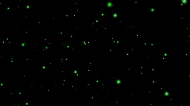 Abstract glowing particle loop motion background 4K